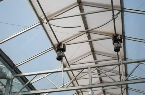 Modern Glass Greenhouse With Polycarbonate Roof