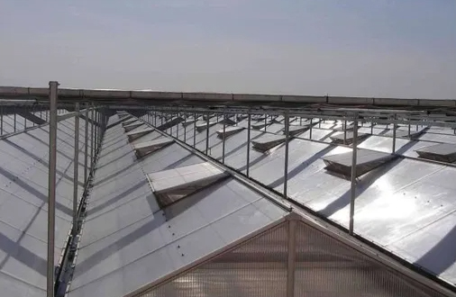 Modern Glass Greenhouse With Polycarbonate Roof
